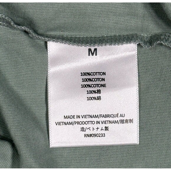 FEAR OF GOD Shirt Mens M Sycamore ESSENTIALS Oversized Mock Long Sleeve NEW - Picture 9 of 9